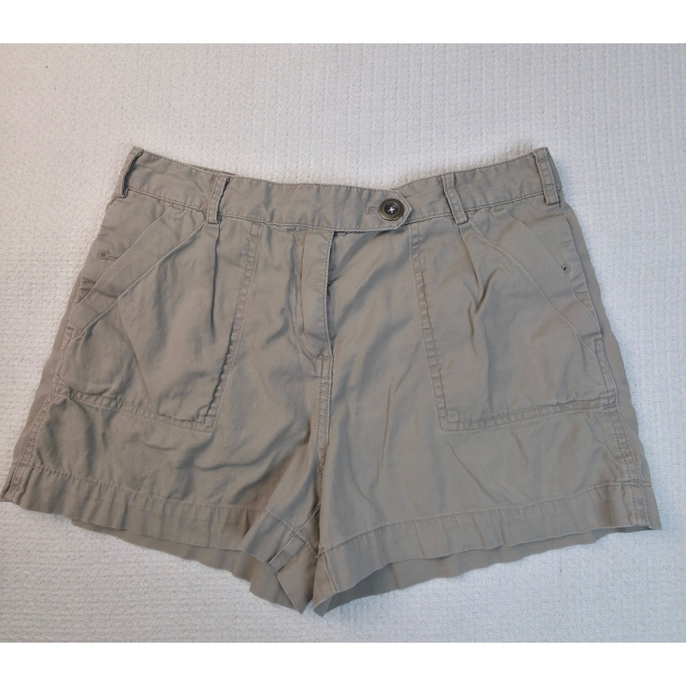 Robbi & Nikka Shorts Women 6 Tan Utility Safari Cargo Pockets Excellent